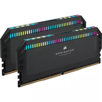 DIMM 64 GB DDR5-6600 (2x 32 GB) Dual-Kit, memoria RAM negra, CMT64GX5M2B6600C32, Dominator Platinium, INTEL XMP