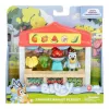 Set de figuras de juguete TMTOYS Mini Bluey tienda de alimentos BLU17555 - set de minifiguras para jugar