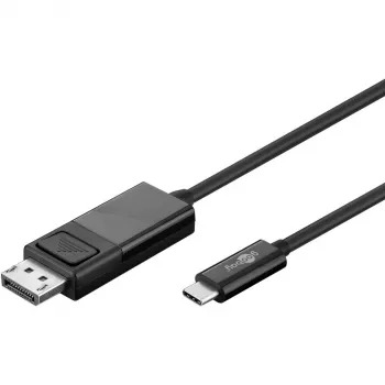 Goobay USB-C a DisplayPort. M/M. Negro