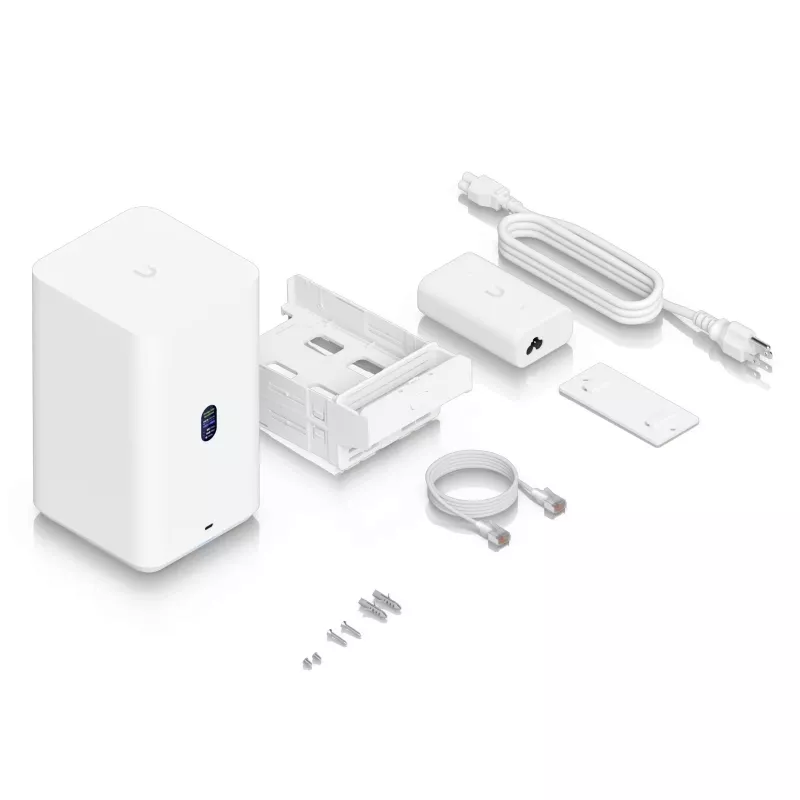 Ubiquiti UNAS-2-W Unifi Nas 2X 3.5 bahías HDD, 2,5 GbE, USB-C, adaptador PoE++