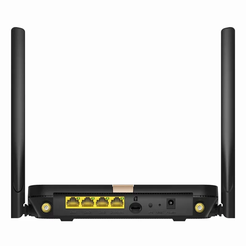 Router inalámbrico Cudy LT500D Fast Ethernet doble banda (2,4 GHz / 5 GHz) 4G negro