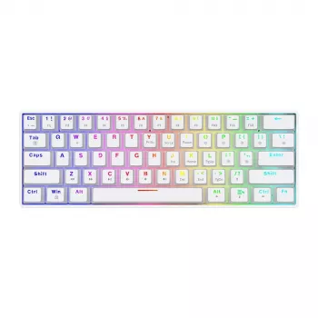 Teclado mecánico Whiteout X2, Blue Outemu, Hot Swap Savio Savgk-white