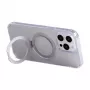 Funda protectora magnética para móvil Joyroom JR-BP004 para iPhone 15, transparente, fina, imanes integrados