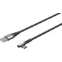 Goobay 64656 cable USB 1 m USB 2.0 USB-C USB-A negro - gris (64656)