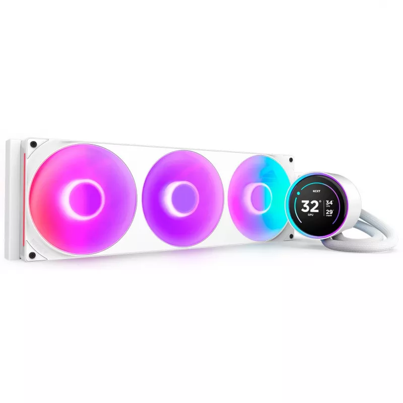 Kraken Elite 420 RGB 420 mm, refrigeración líquida blanco