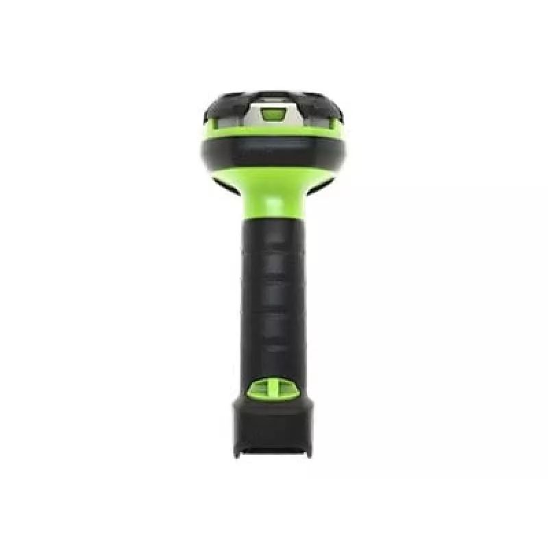 Zebra LI3608-ER20003VZWW lector de códigos de barras 1D de mano resistente, con cable, USB/RS-232/KBW, IP67, motor de vibración, verde industrial