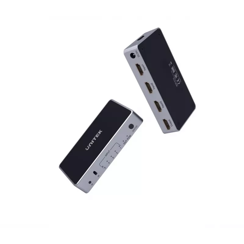 Conmutador de vídeo HDMI Unitech V1110A 4K 1.4b 5V 1A
