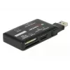 Lector de tarjetas SuperSpeed USB DeLOCK CF SD Micro SD MS M2 xD 5 Gbps