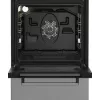 Cocina de libre instalación BEKO FSM52332DXDT placa de gas de 5 fuegos 60 cm, horno eléctrico 60 L, clase de eficiencia energética A