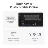 Teclado mecánico Keychron K4 HE con interruptores magnéticos Gateron Double‑Rail Magnetic Nebula, inalámbrico, negro, distribución US