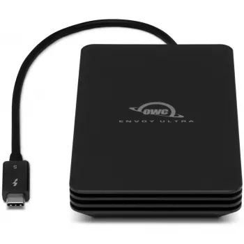 OWC Envoy Ultra - SSD - 2 TB - externo (portátil) - M.2 NVMe (M.2 NVMe) - Thunderbolt 5 (conector USB-C) - Negro (OWCTB5ENVU02)