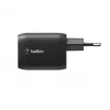 Cargador dual USB-C Belkin ENA007KQBK 65W – función de carga dual USB-C PD para portátiles y dispositivos móviles