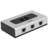 Hub DeLOCK 87673 1000 Mbit/s Negro Gris