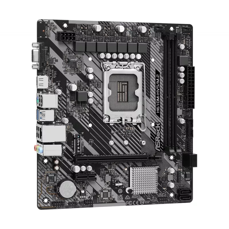 ASRock H610M-HVS/M.2 R2.0 DDR4 LGA1700 Placa base Micro-ATX