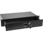 Cajón para rack Omnitronic SN-2 2U con cerradura – cajón extraíble de 2U para racks de 19 pulgadas