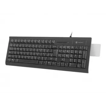 Teclado Natec Moray ES con lector de tarjetas de identificación inteligentes, distribución española