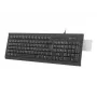 Teclado Natec Moray ES con lector de tarjetas de identificación inteligentes, distribución española