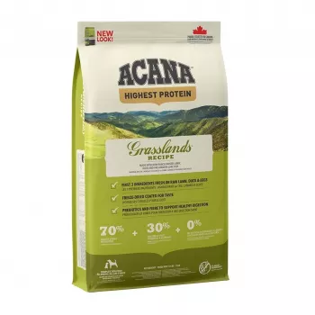 Acana Dog TF Regionals Grasslands 11,4 kg Adulto Pato, Huevo, Pescado, Cordero