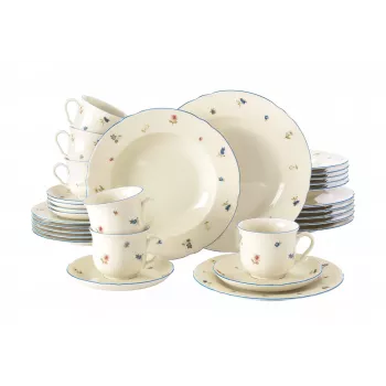 Vajilla SELECT Marie-Luise Streublume para 6 personas, modelo 001.763364, servicio de porcelana