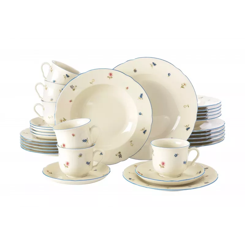 Vajilla SELECT Marie-Luise Streublume para 6 personas, modelo 001.763364, servicio de porcelana