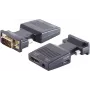 Adaptador de cable VGA (D-Sub) a HDMI + 3,5 mm ShiverPeaks BS10-01005