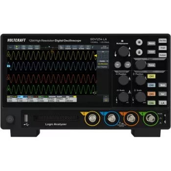 Voltcraft DOV1254 LA osciloscopio digital 125 MHz 4 canales 1,25 GSa/s 100 Mpts 12 bits (VC-16753925)