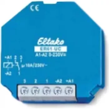 Relé de conmutación ELTAKO 1xW. 10A ER61-UC montaje en caja electrónico 8-230V ER61-UC (61001601)