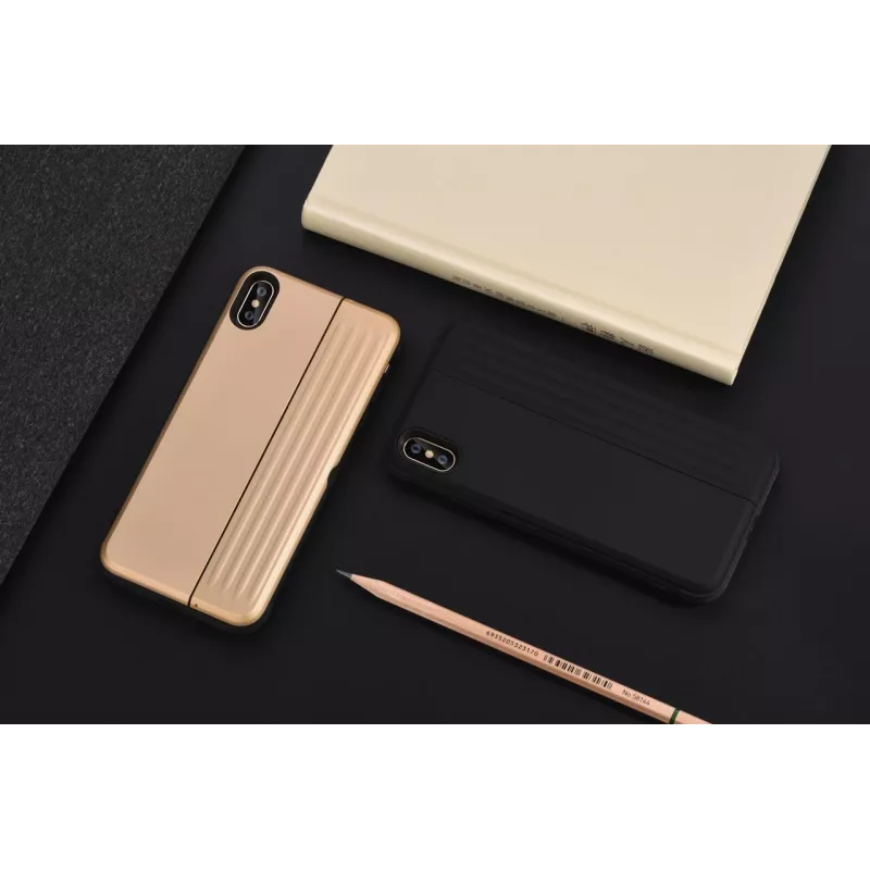 Funda protectora Devia H-Card Series para iPhone XS Max 6.5, oro