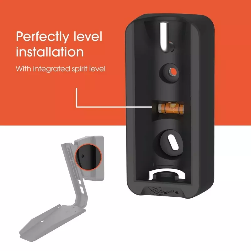 Soporte de pared Vogels | Soporte de pared para altavoz para Sonos Era 300 | Inclinable, orientable | Capacidad de carga máxima 7 kg | Negro