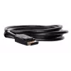 Cable DisplayPort SAVIO CL-136, conector macho-macho DisplayPort, 2 m, DP 1.2, contactos dorados, negro