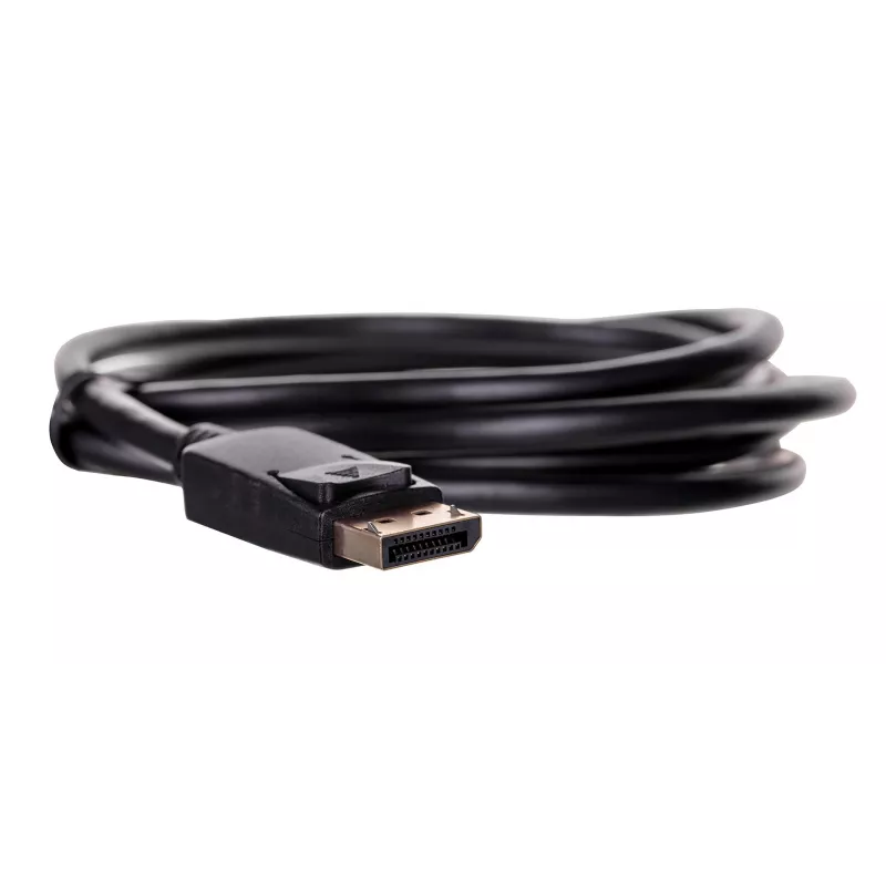 Cable DisplayPort SAVIO CL-136, conector macho-macho DisplayPort, 2 m, DP 1.2, contactos dorados, negro