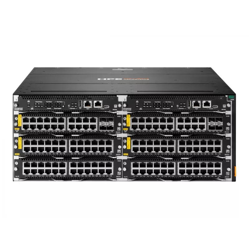 HPE Aruba Networking CX 5420 24p 10M/100M/1G Class4 PoE módulo - Switch - L3 - gestionado - 24 x 10/100/1000 (PoE Class 4) (S0U62A)