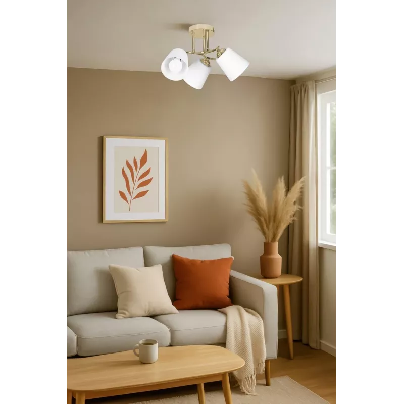 Activejet AJE-EMILY 3P GOLD E27 lámpara colgante 3x40W
