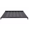 Bandeja fija para rack Extralink FIXED SHELF FOR 800MM DEPTH CABINET 19 pulgadas 500MMX1U NEGRO