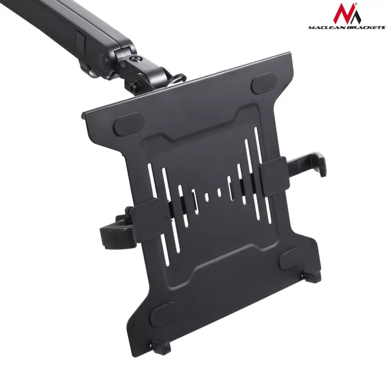 Soporte de mesa doble para monitor y portátil MACLEAN MC-813 para pantallas de 17–32