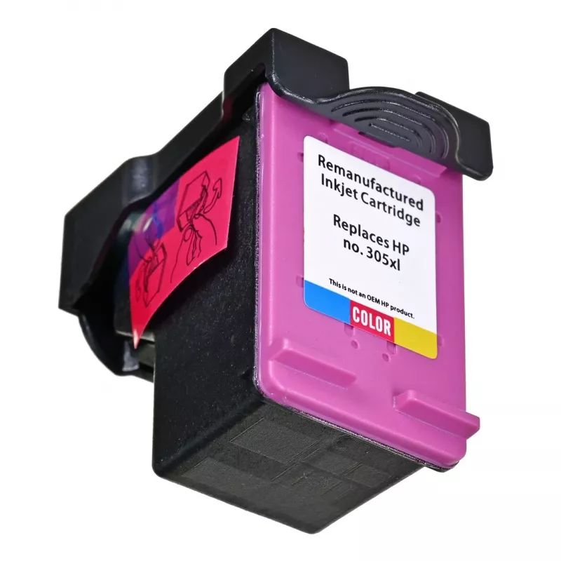 Cartucho de tinta a color Superbulk HP 305XL (3YM63AE) 17 ml, compatible con HP DeskJet 2820e