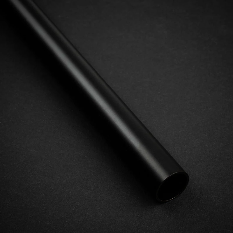 Tubo rígido 14 mm DE, 500 mm — BitsPower Bitspower None Chamfer latón, negro carbón