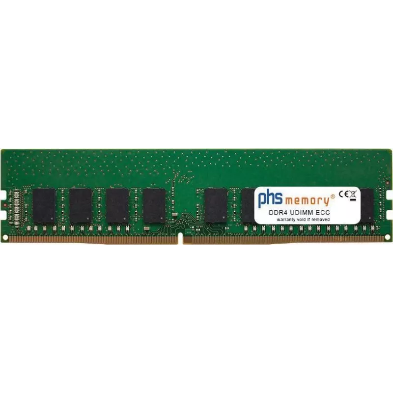 PHS-memory 8GB RAM memoria para Fujitsu D3446-S2 DDR4 UDIMM ECC 2400MHz (SP250686)