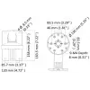 Hikvision DS-1473ZJ-135 accesorio para cámara de seguridad luminaria