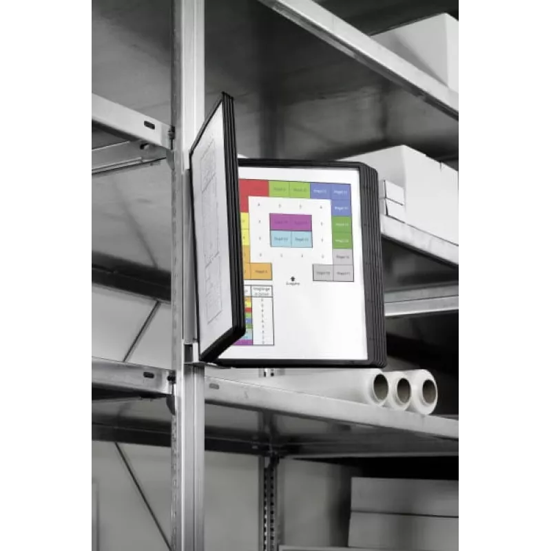 Expositor giratorio de documentos de pared vertical A4 Durable VARIO