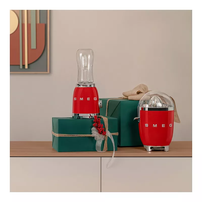 Exprimidor eléctrico de cítricos Smeg CJF11RDEU 70 W Rojo Acero inoxidable