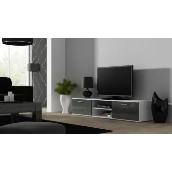 Soporte de TV Cama SOHO 180 blanco/gris brillante