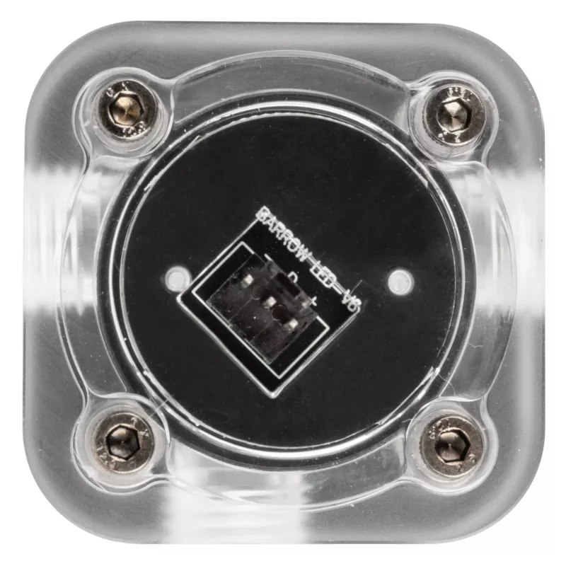 Sensor de caudal Barrow SLFV2-RGB W ARGB blanco – sensor de flujo para refrigeración líquida de circuitos de PC