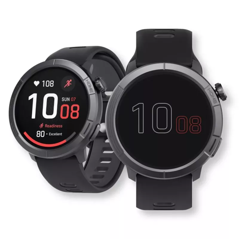 Reloj de pulsera Stelio STSWA102BT Activ Pro GPS 46 mm caja de titanio negra