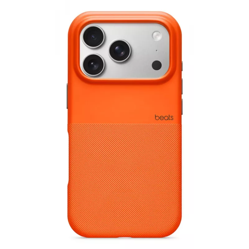 Funda Apple Beats iPhone 17 Pro Rugged Case MagSafe Camera Control naranja