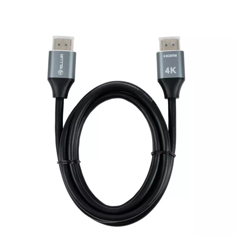 Cable HDMI Tellur TLL312011 3 m — 4K, 18 Gbit/s