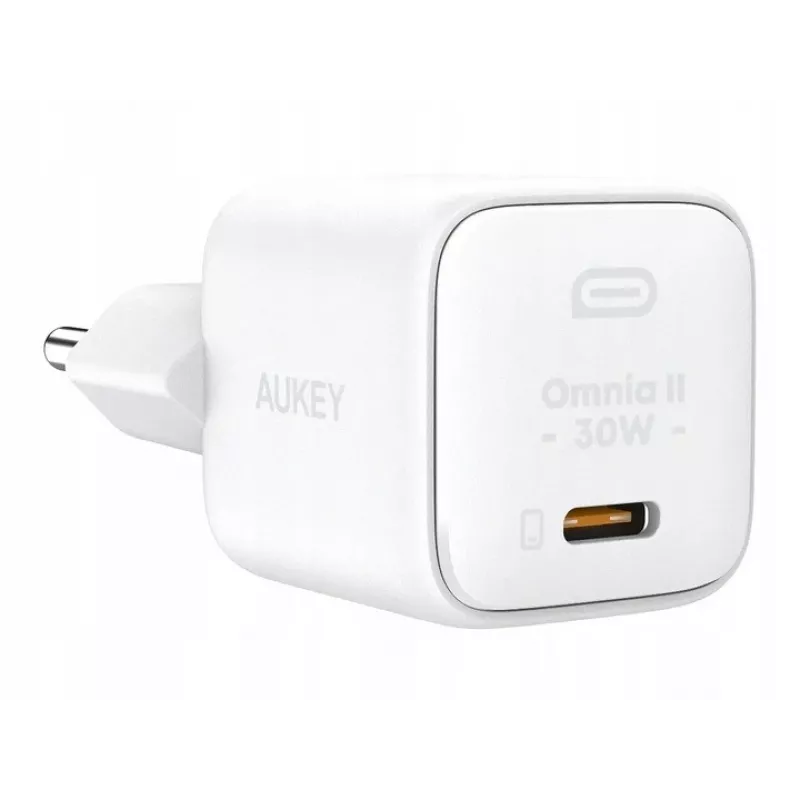 Cargador de pared PA-B1L Blanco Omnia II Mini 1xUSB-C PowerDelivery 30W 5A