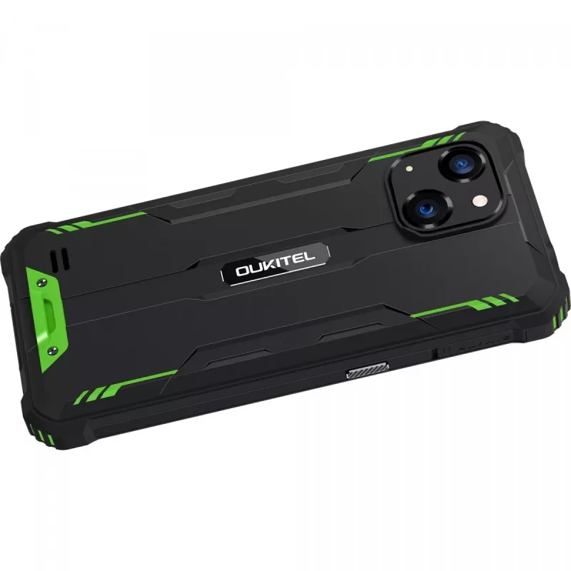 Oukitel G2 smartphone 4G, 6 pulgadas, 4/64 GB, 6300 mAh, IP69K, Dual SIM, Android 14, verde (sin cargador)