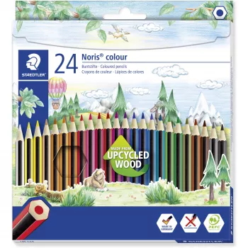 Lápices de colores Staedtler Noris colour 185 multicolor 24 uds.