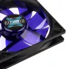 Ventilador de carcasa NoiseBlocker BlackSilentFan XLP 120 mm, 2000 U/min, 128 m³/h, 31 dB, 4,5 V, negro